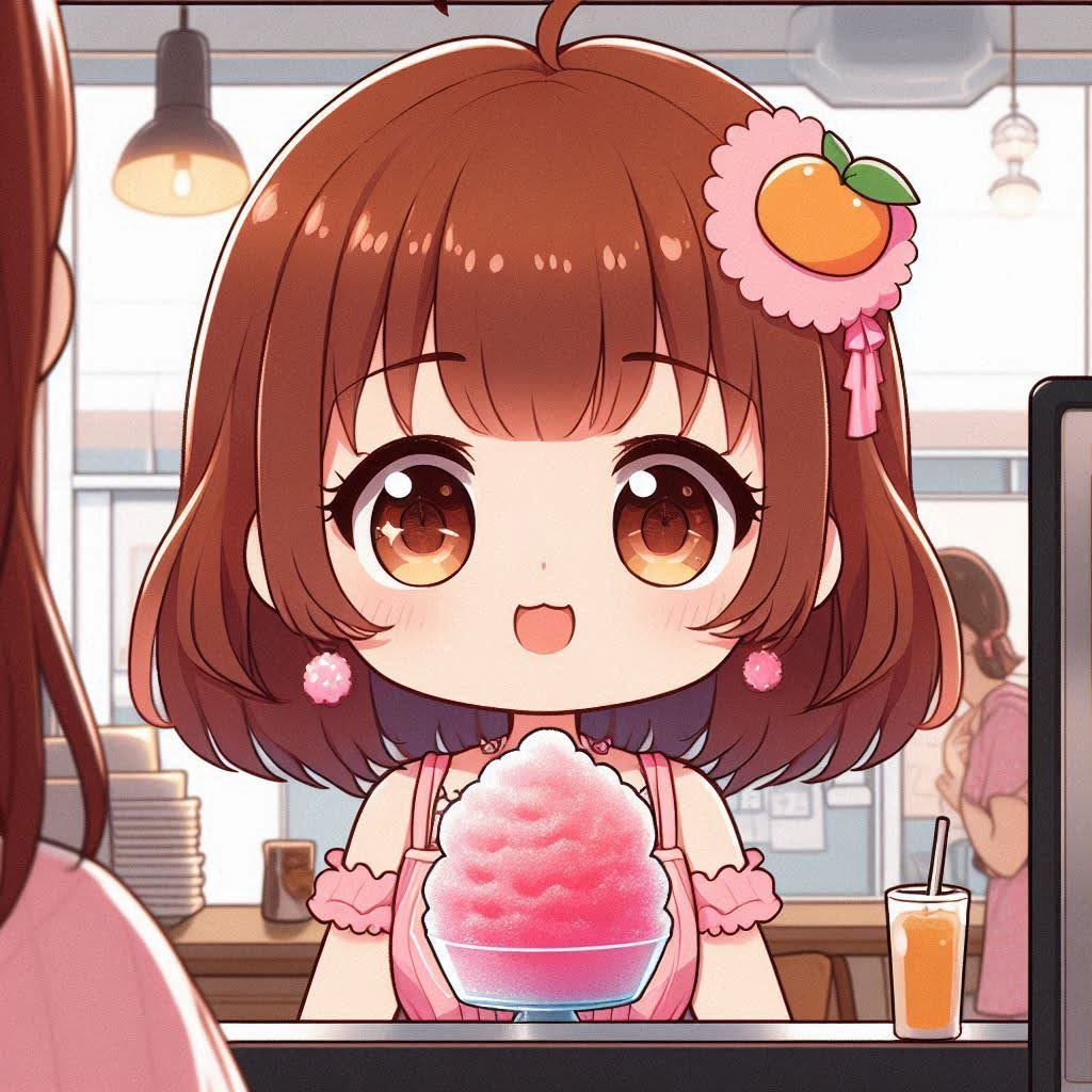 #006 かき氷に喜ぶ